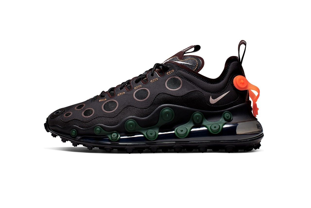 Nike Air Max 720 ISPA, черный, нейлон, мужские