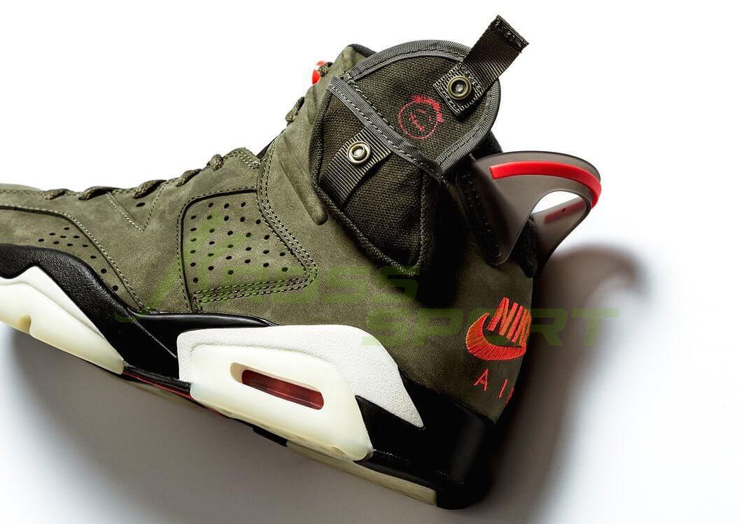  Nike Air Jordan 6 X Travis Scott "Cactus Jack" Khaki