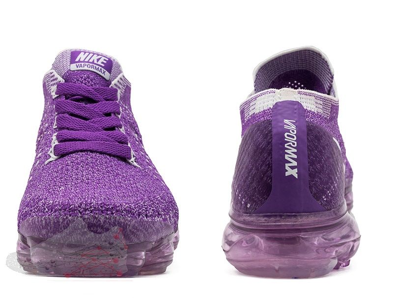 Nike Air VaporMax Flyknit, фиолетовые, нейлон, текстиль, женские