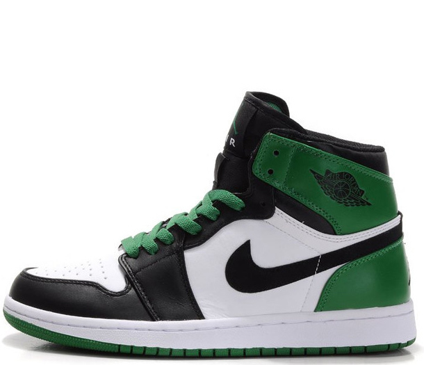  Nike Air Jordan 1 Retro Green\Black\White