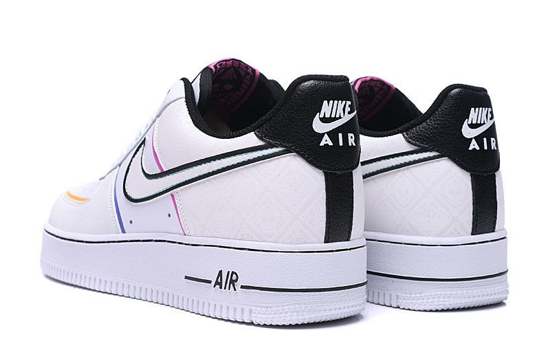Nike Air Force 1 LV8 day of the dead белые, кожа, мужские