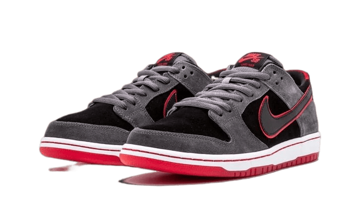 Nike SB Zoom Dunk Low Pro, черный с серым, нубук, мужские