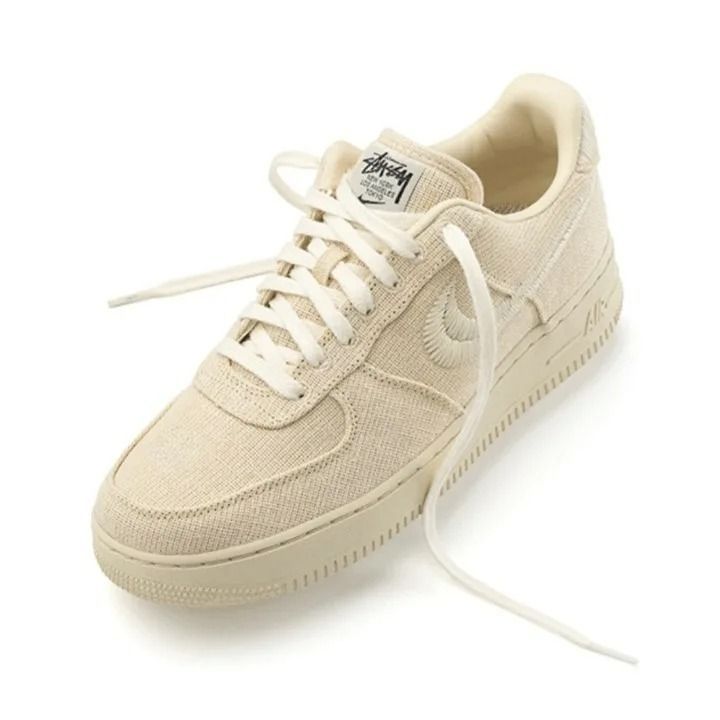 Stussy x Nike Air Force 1 Low бежевые мужские-женские